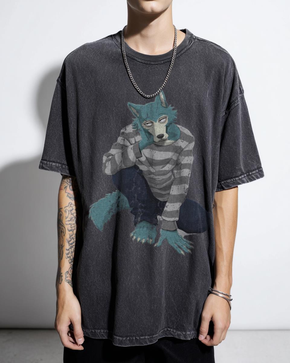 Beastars Legoshi T-Shirt | Anime Manga Wolf Character Tee