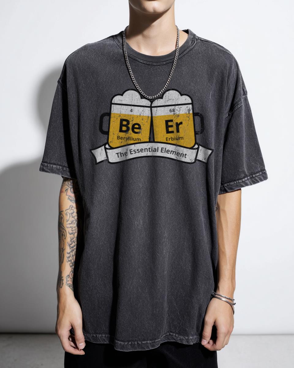 Beer the Essential Element T-Shirt | Funny Science Chemistry Tee