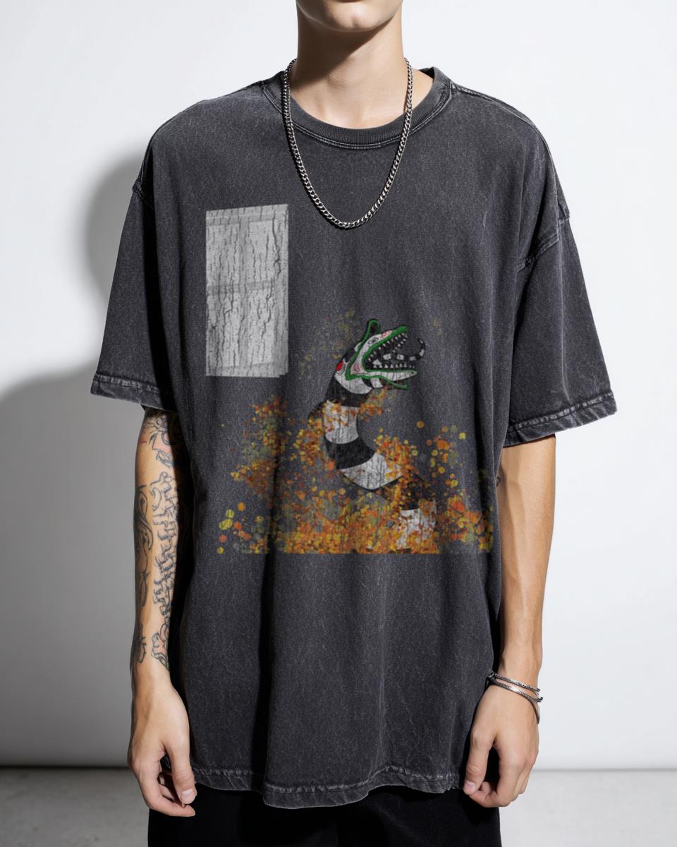 Beetlejuice Sandworm T-Shirt | Tim Burton Movie Graphic Tee