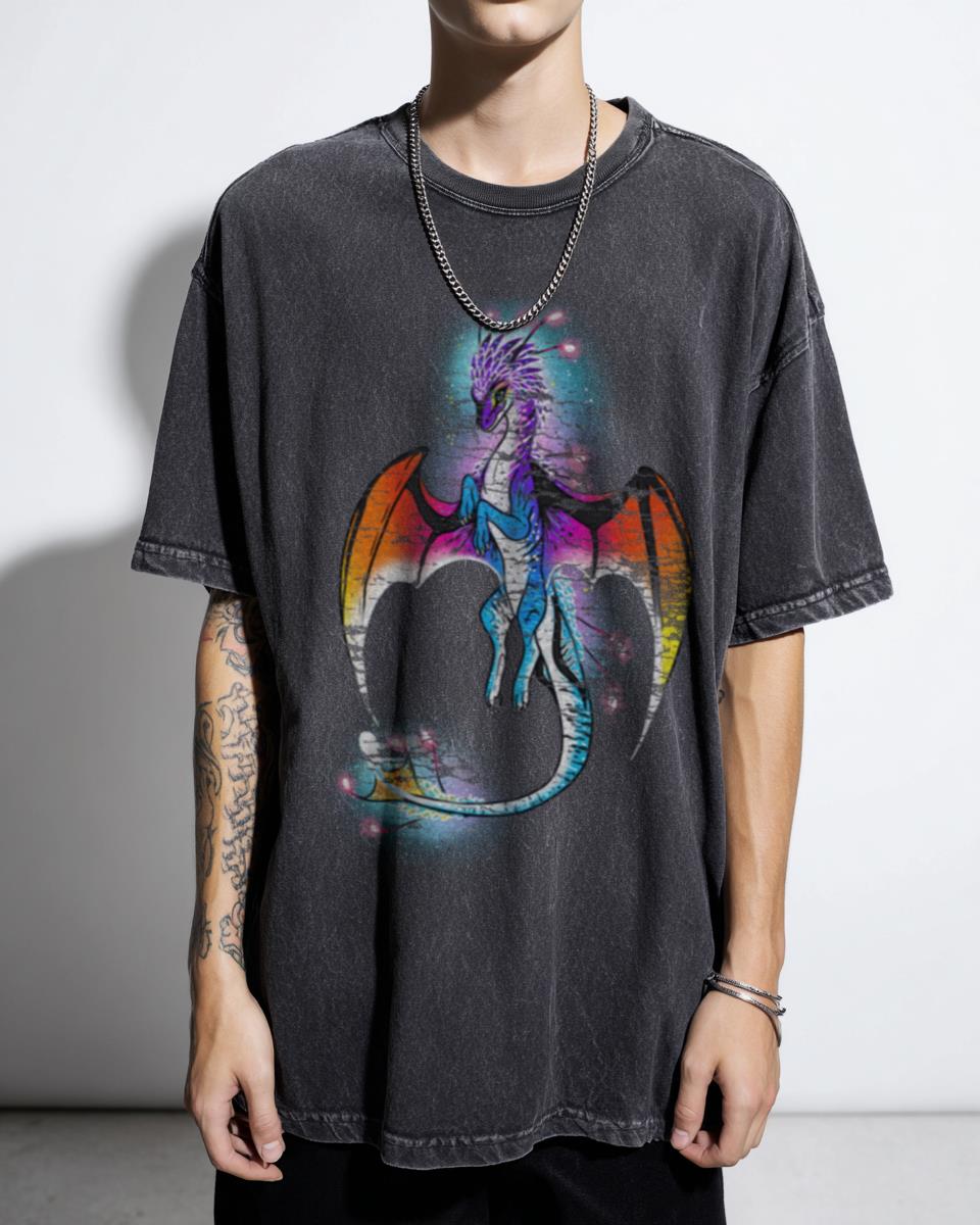 Biolume Dragon "IMA Ready!!" Glowing Fantasy T-Shirt