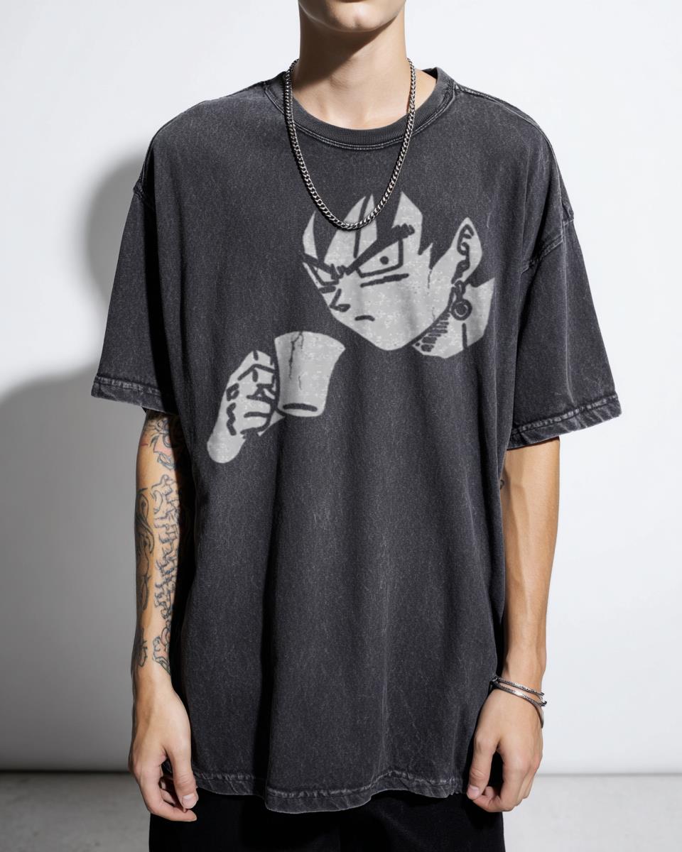 Black Goku Coffee Anime T-Shirt - Dragon Ball Z Shonen Manga Fan