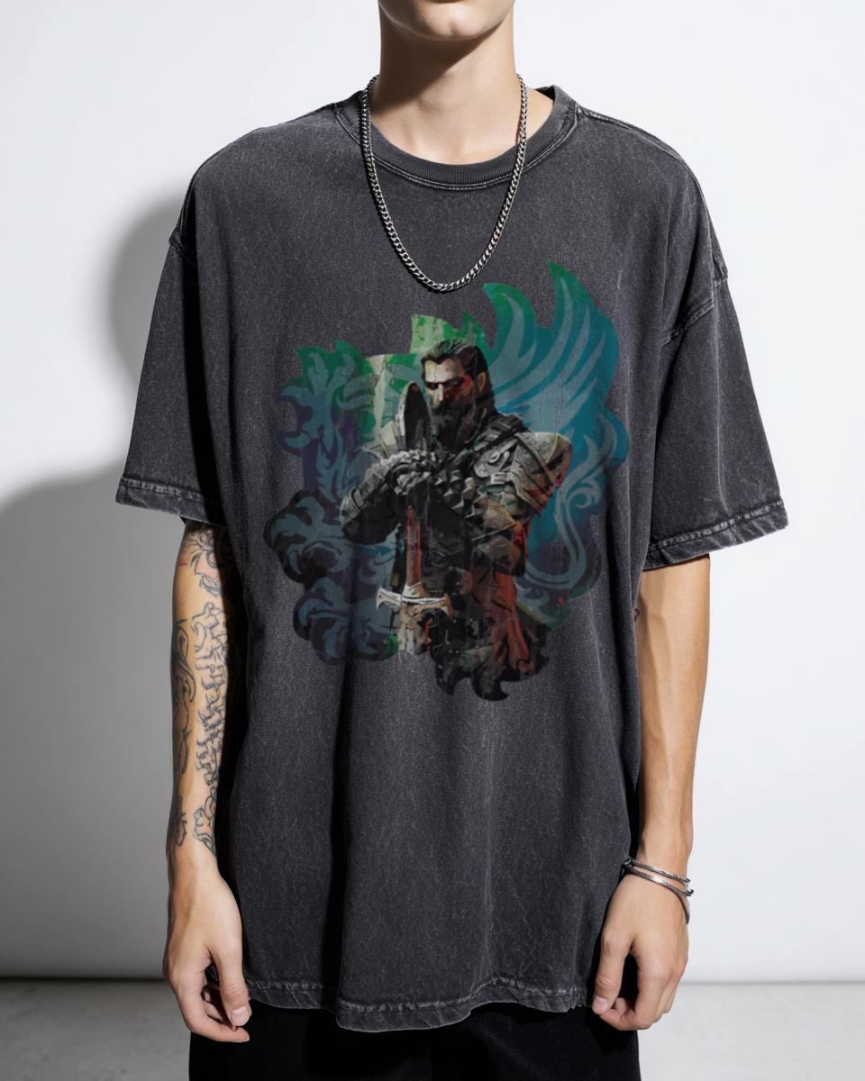 Blackwall Dragon Age Grey Warden Acidwash T-Shirt