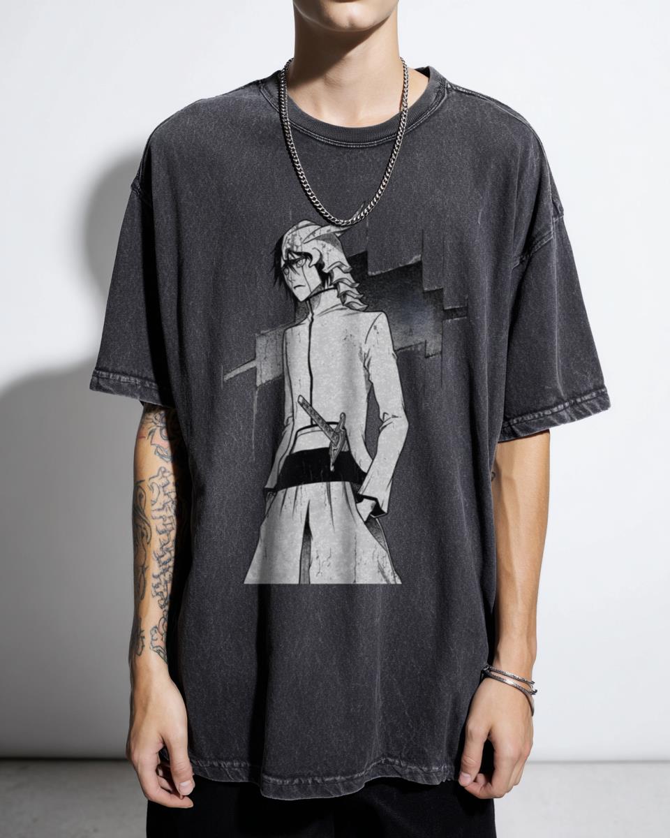 Bleach Anime Number 4 Ulquiorra Schiffer T-Shirt - Manga Tybw Yoruichi Shihouin Unisex