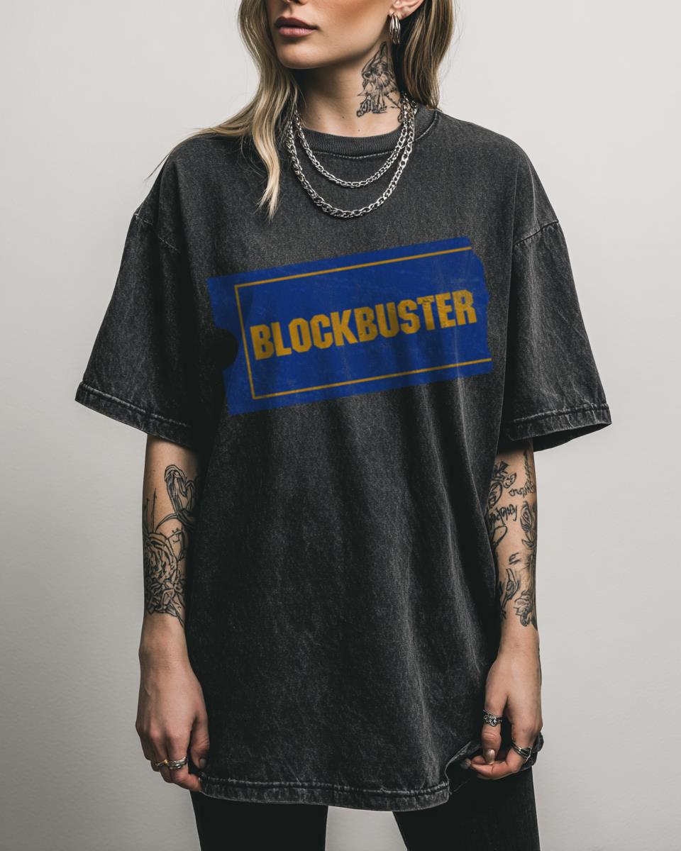 Blockbuster Video Logo T-Shirt | Vintage 80s 90s Retro Tee