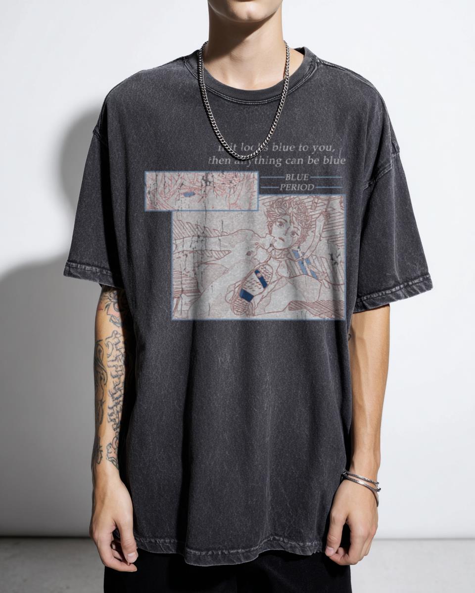 Blue Period My Blue World T-Shirt | Manga Anime Art Fan Tee
