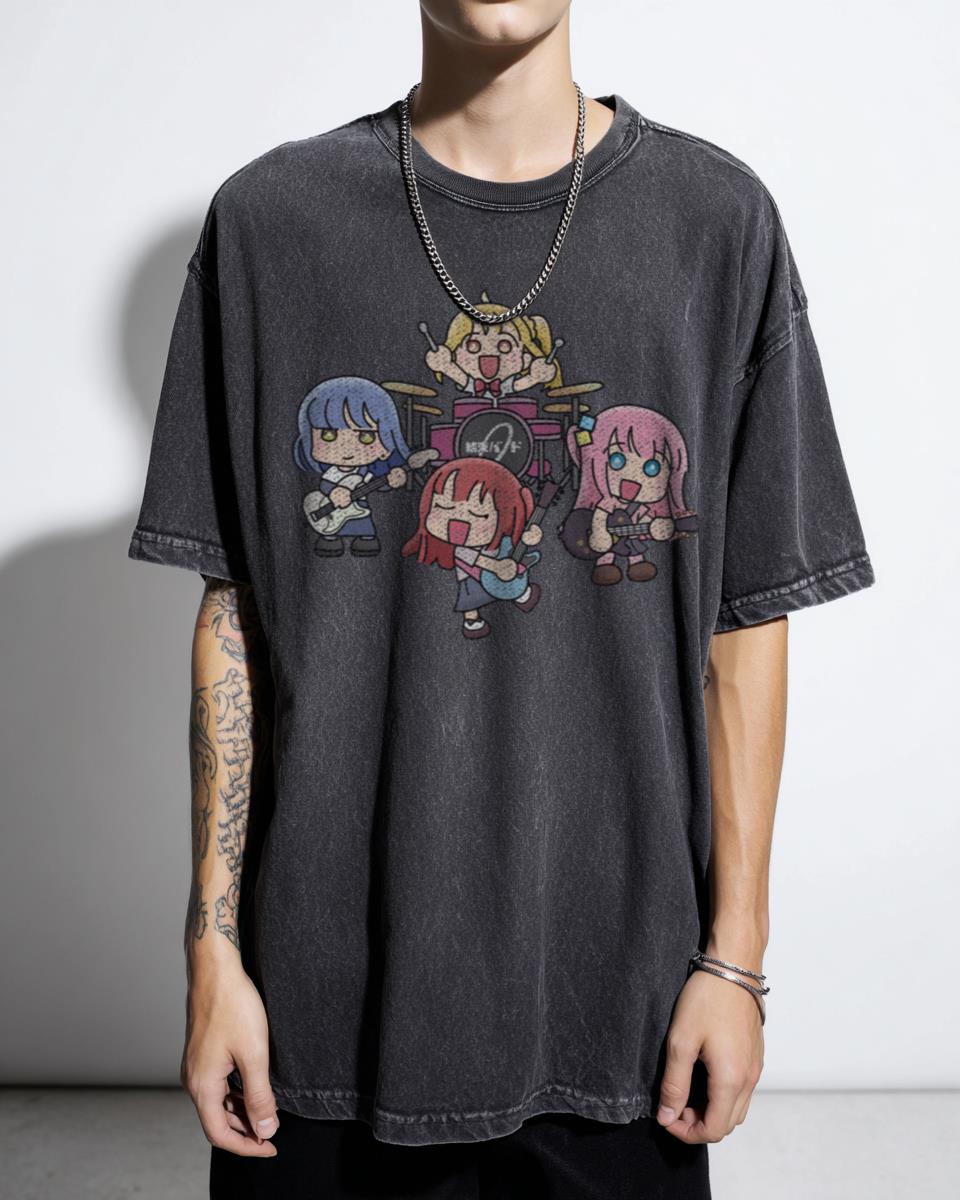 Bocchi the Rock! Hitori Gotoh Chibi Anime T-Shirt