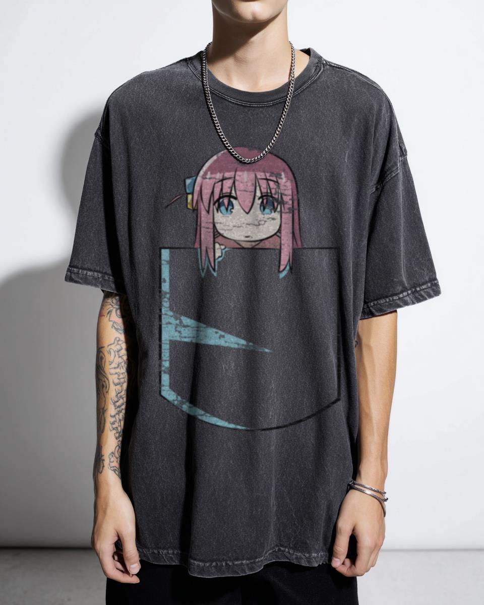 Bocchi the Rock! Hitori Gotoh Pocket Anime T-Shirt