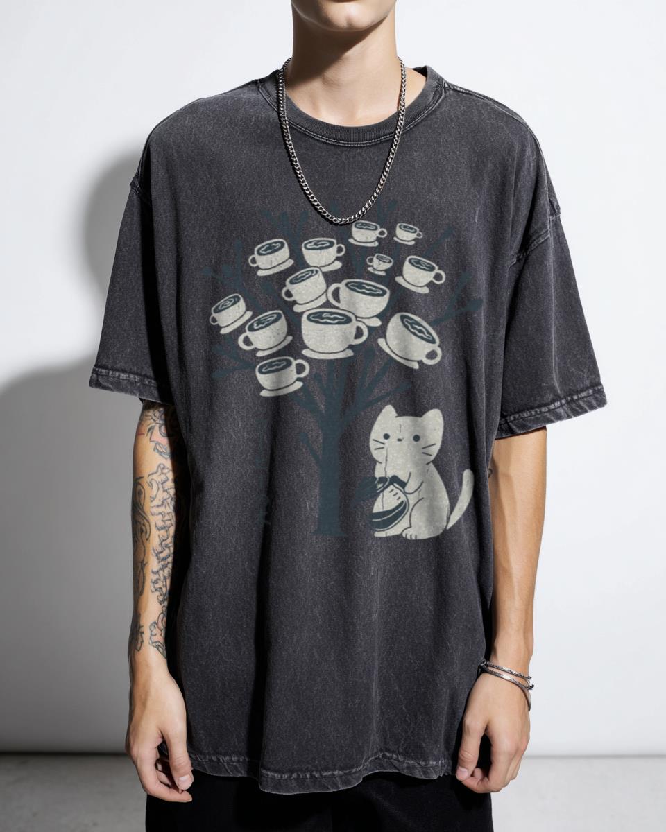 Botanical Coffee Plant Nature T-Shirt - Coffee Lover Garden Art