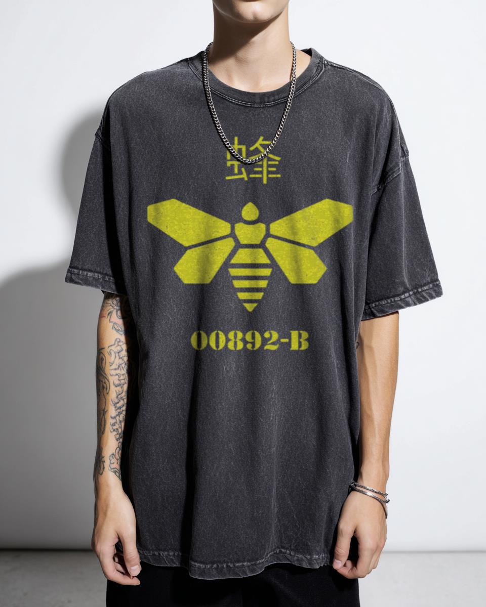 Breaking Bad Barrel Bee Heisenberg T-Shirt - Pop Culture TV Show Fan Unisex