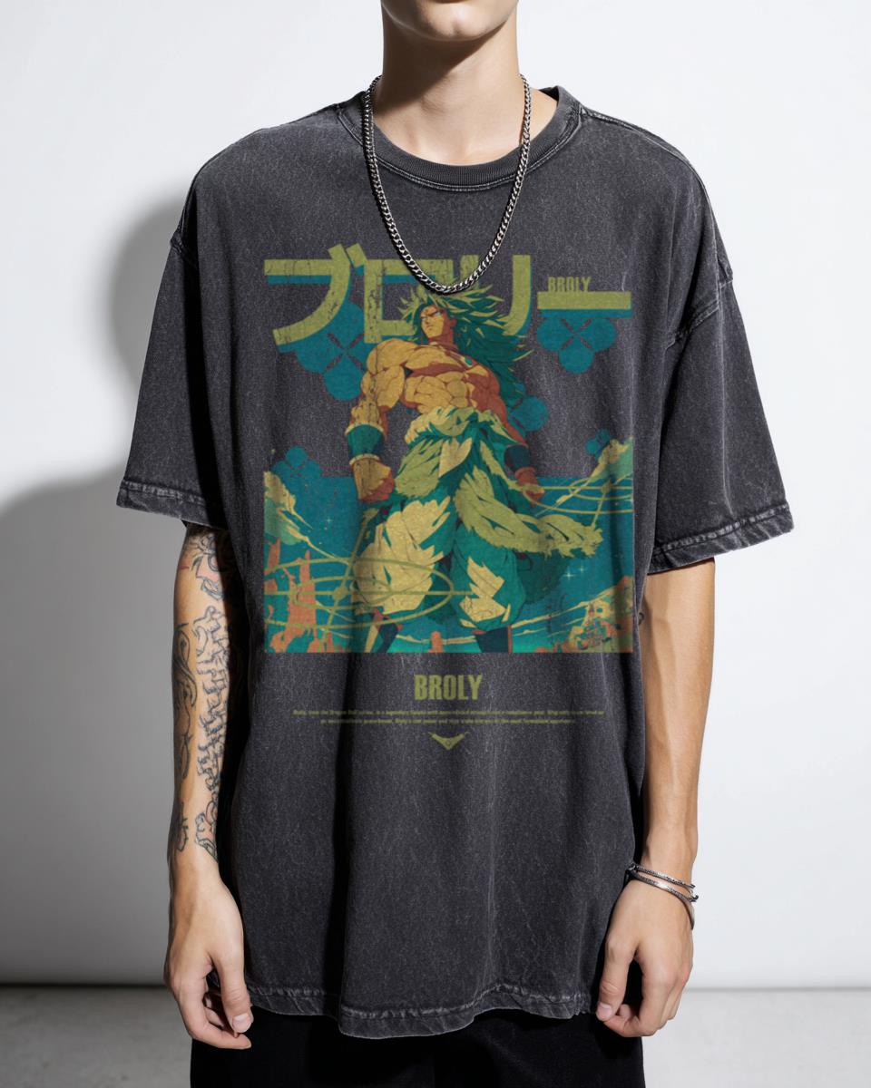 Broly Super Dragon Ball Z Anime T-Shirt - Japanese Streetwear Manga