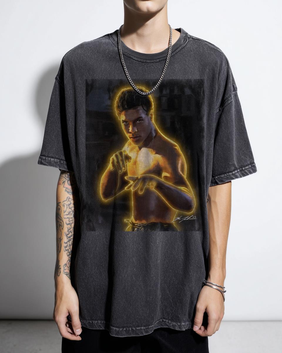 Bruce Leroy Green The Last Dragon T-Shirt - 80s Martial Arts Movie Retro Unisex