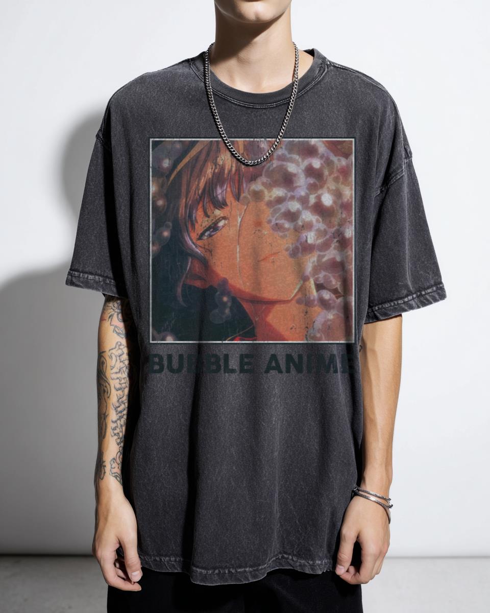 Bubble Anime 2022 Movie Aesthetic T-Shirt - Wit Studio Manga Fan