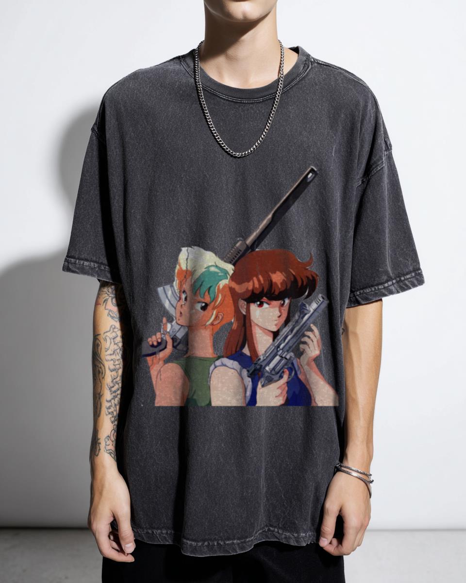Bubblegum Crisis Priss Anime T-Shirt - 80s Cyberpunk Manga Retro Tee