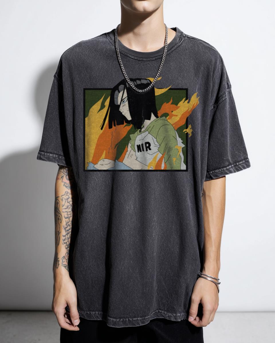 C-17 Dragon Ball Super Anime T-Shirt - Android Shonen Manga Fan