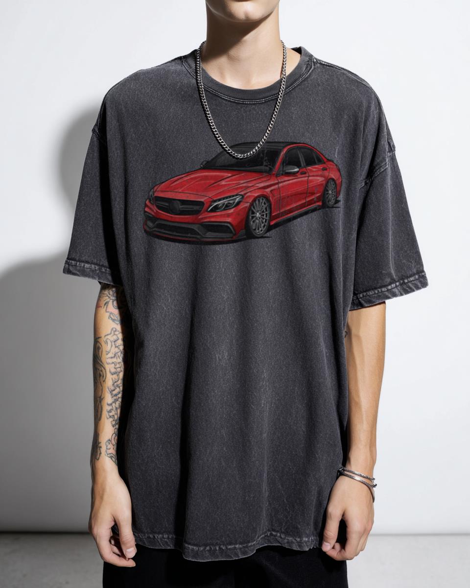 C63S AMG Sport Car T-Shirt | Automotive Performance Coupe Graphic Tee