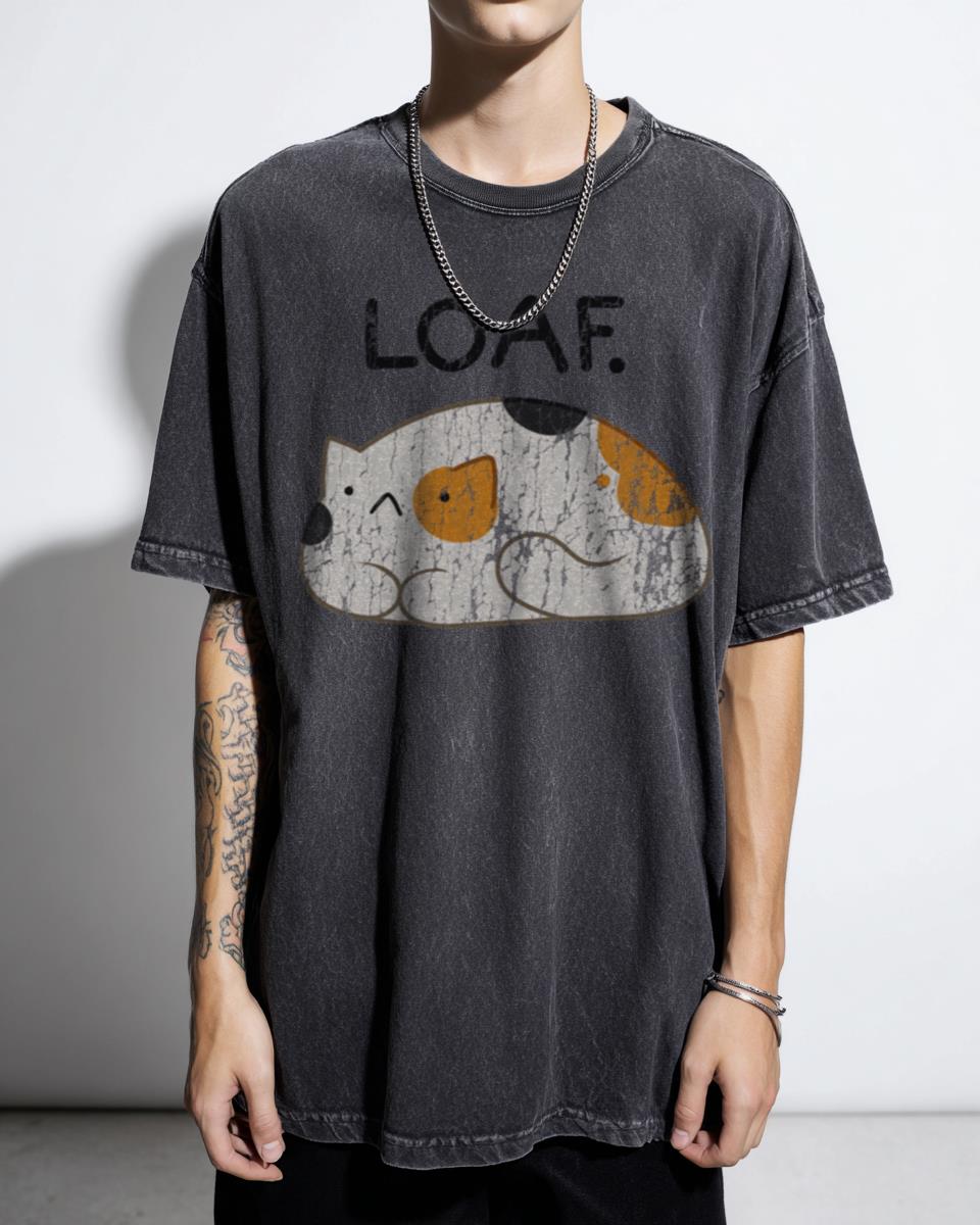 Calico Loaf Cat T-Shirt | Cute Kawaii Kitty Lover Tee