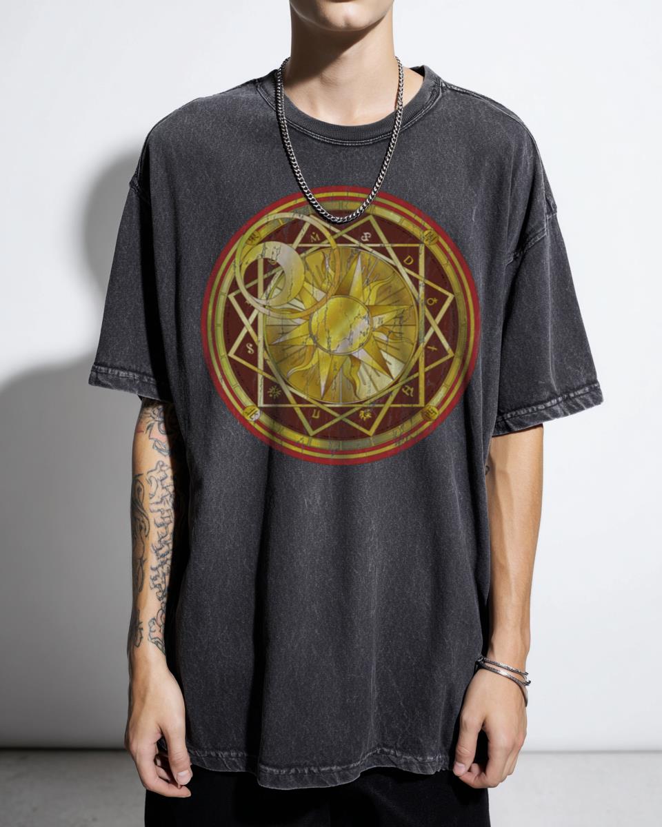 Cardcaptor Sakura "Clow Reed's Magic Circle" T-Shirt - Magical Girl Anime Symbol