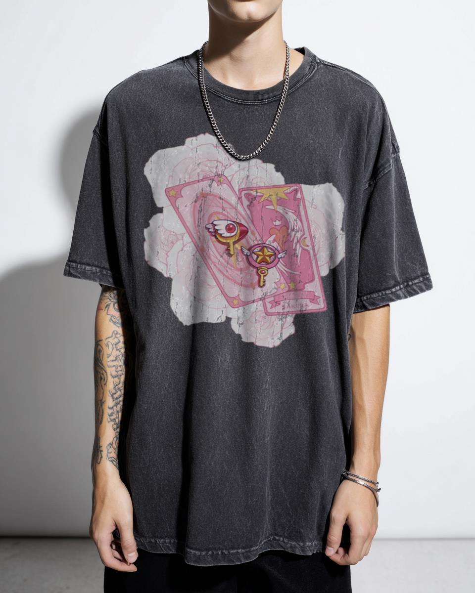 Cardcaptor Sakura Dream Wand Anime T-Shirt - Magical Girl Moon Power Fan