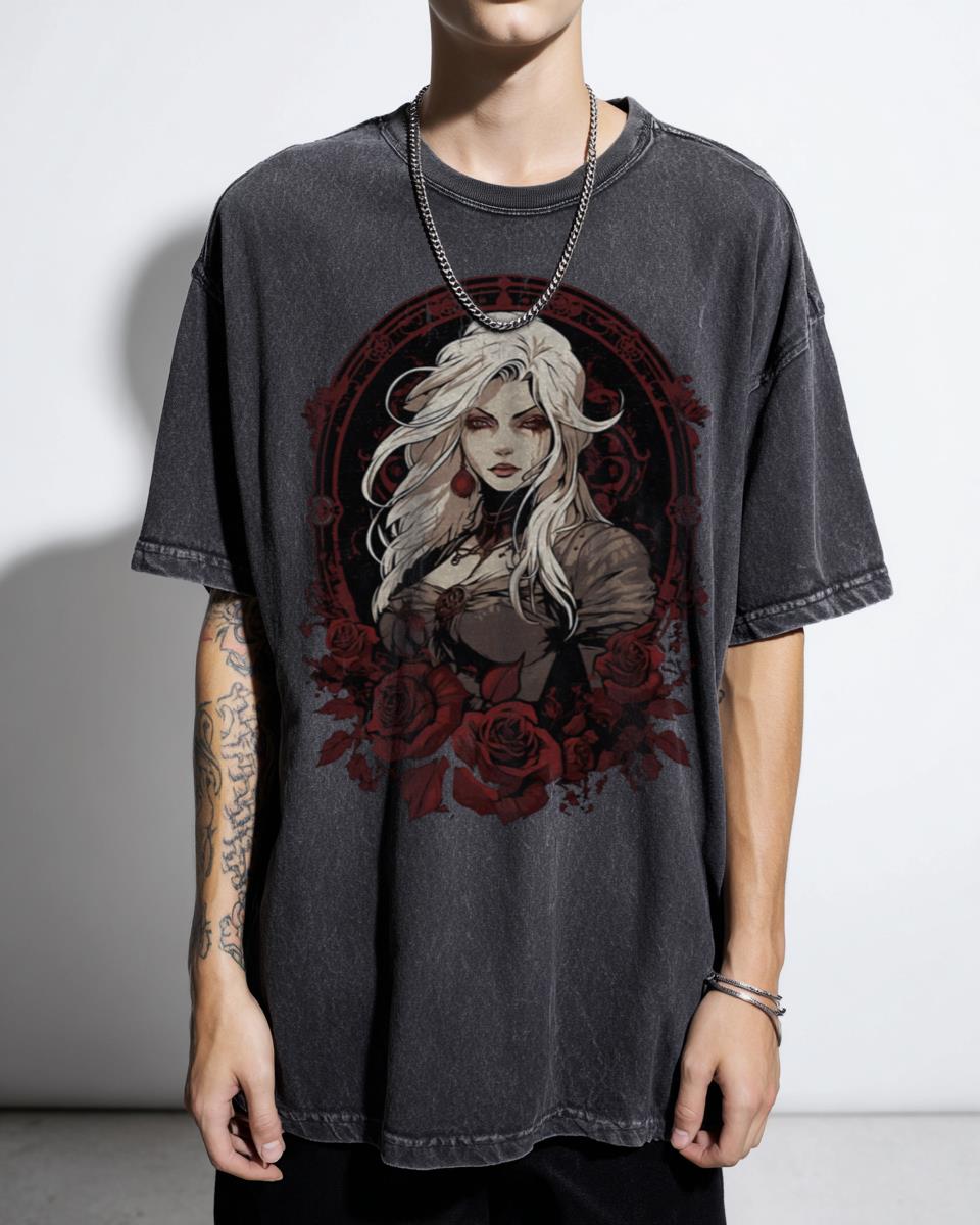 Carmilla Castlevania Netflix Vampire Anime T-Shirt - Alucard Trevor Belmont Fanart Unisex
