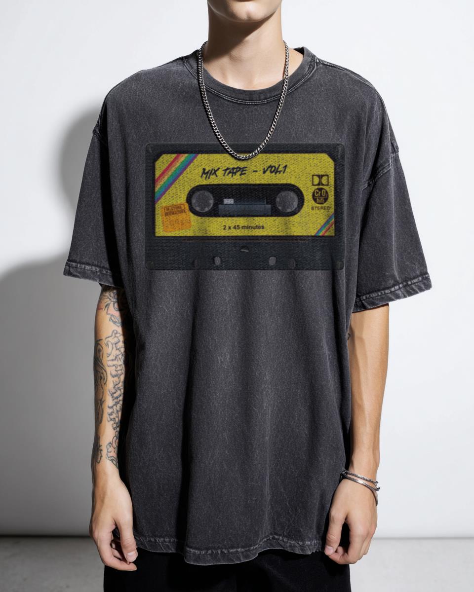 Cassette Tape Nostalgy Retro 80s 90s Music T-Shirt