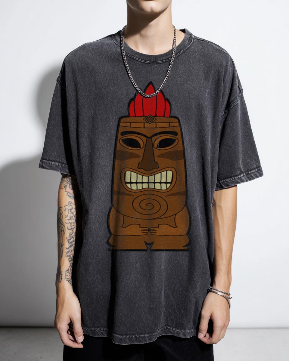 Chainsaw Man Aki Hayakawa Happy Tiki Anime T-Shirt - Manga Fan Apparel