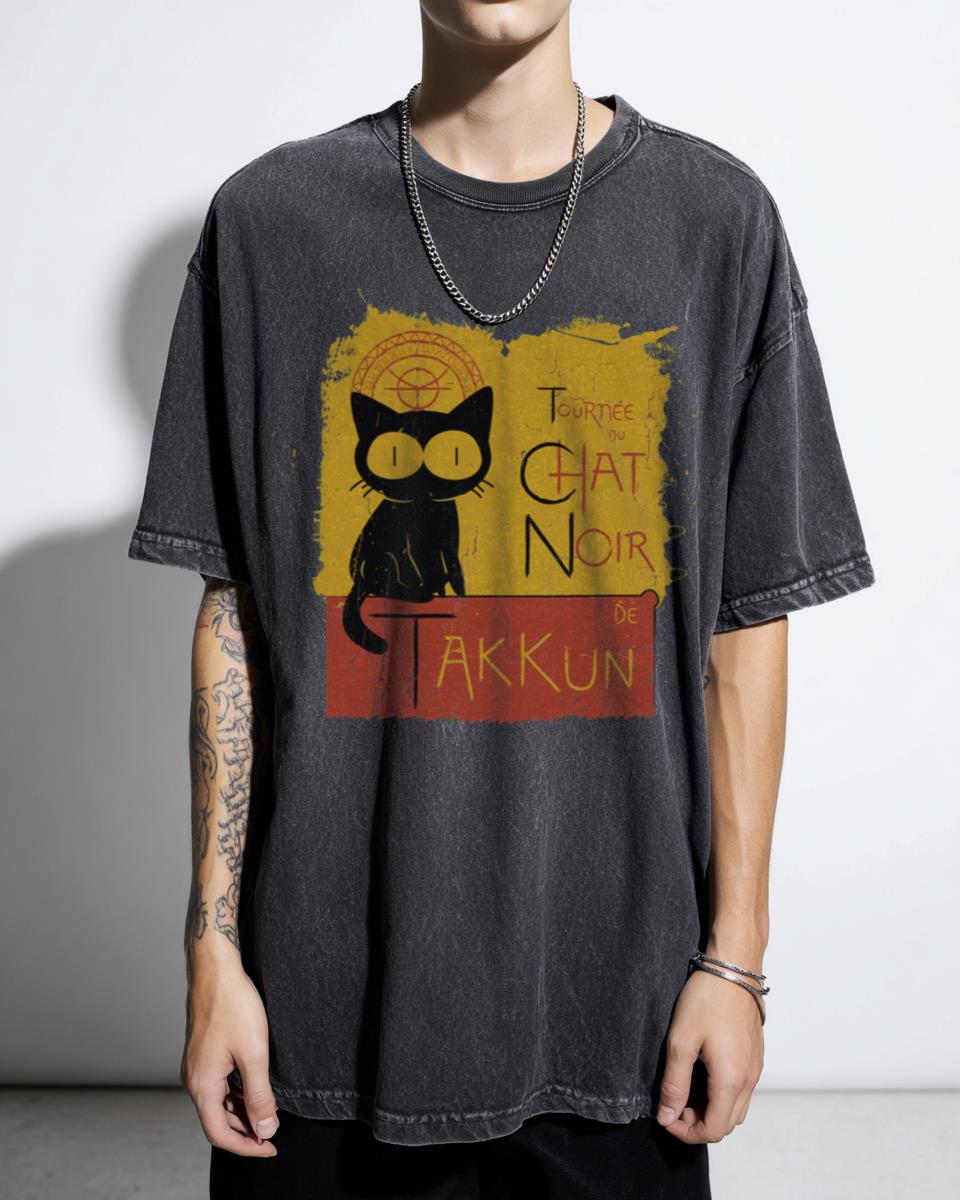 Chat Noir FLCL Anime T-Shirt - Fooly Cooly Fan Art