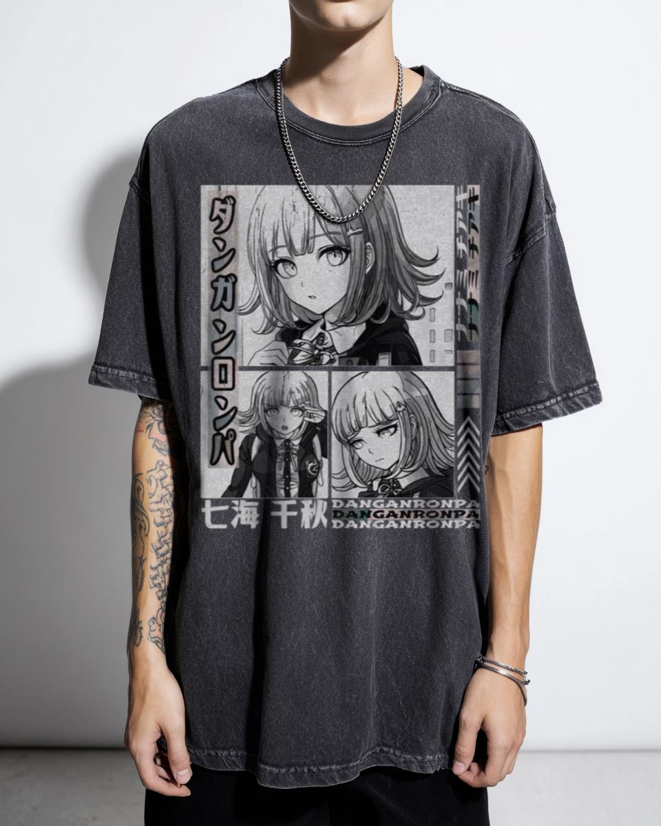 Chiaki Nanami Danganronpa Anime Gaming T-Shirt - Ultimate Gamer Fan Art