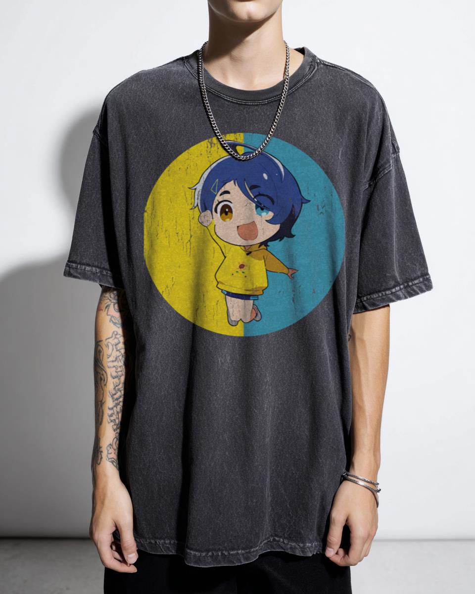 Chibi Ai Ohto Wonder Egg Priority T-Shirt - Cute Anime Fan Art Tee