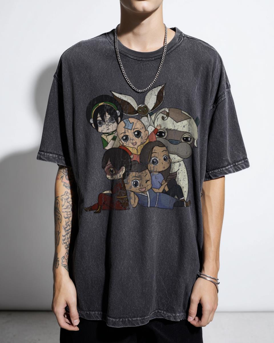 Chibi Avatar Gaang T-Shirt - Avatar The Last Airbender