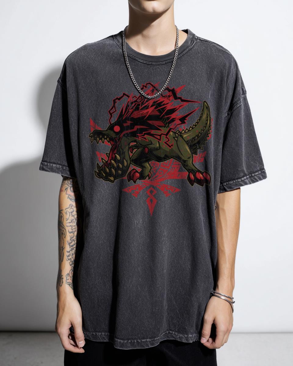 Chibi Deviljho Monster Hunter Dragon T-Shirt - Iceborne Gaming Fan