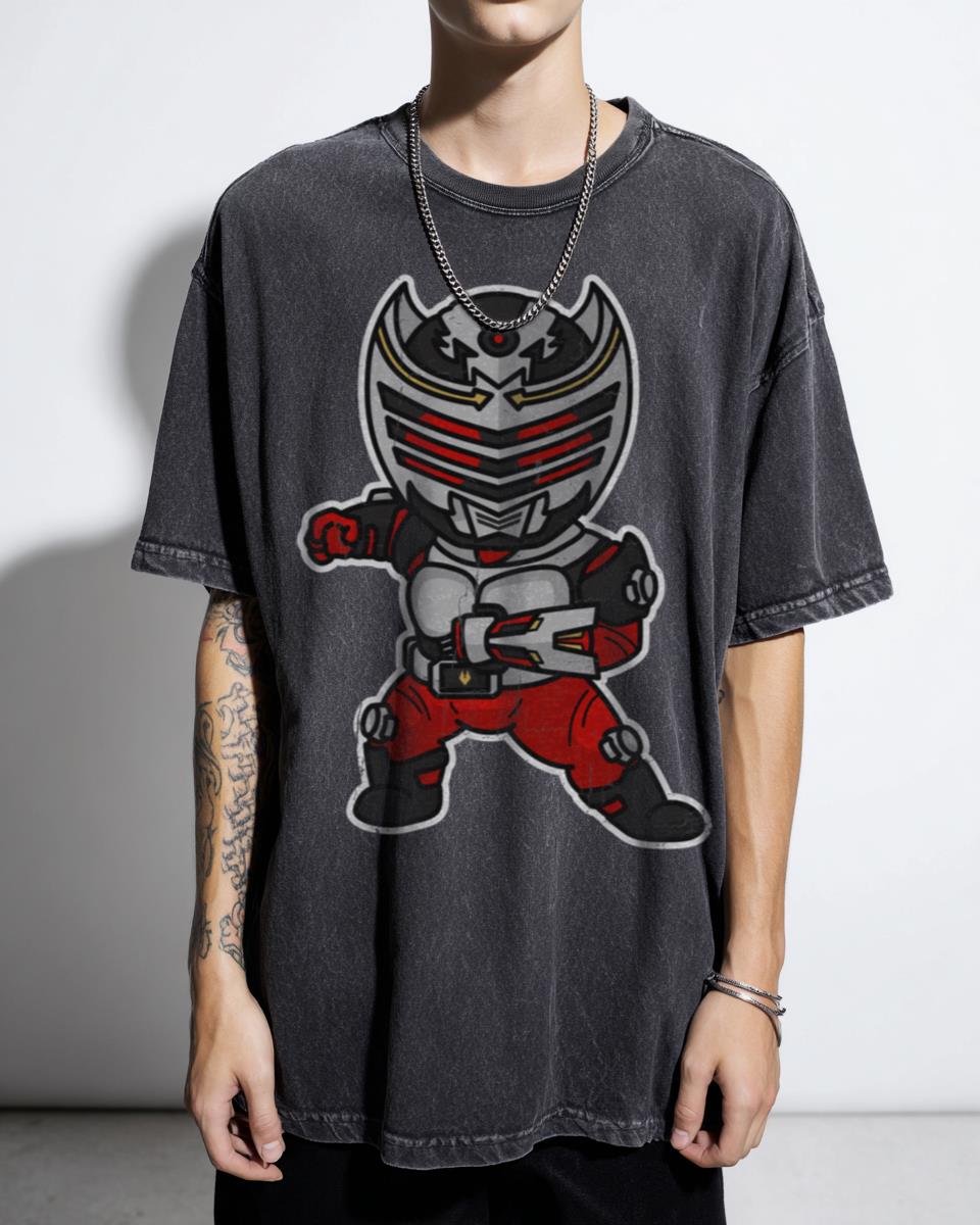 Chibi Kamen Rider Ryuki Kawaii T-Shirt - Japanese Tokusatsu Fan