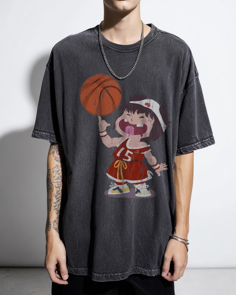 Chicho Earthquake Basketball Anime T-Shirt - Classic Japanese Sports TV Series