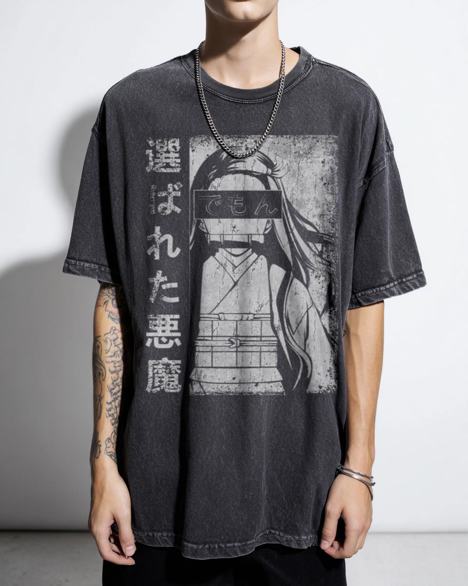 Chosen Demon Nezuko Kamado Anime T-Shirt - Demon Slayer Kimetsu no Yaiba Manga Kawaii Unisex