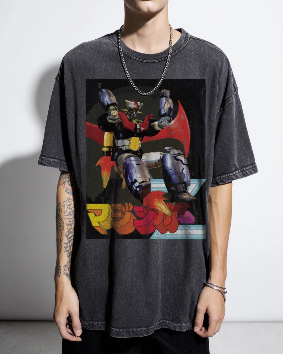 Classic 70s Anime Mecha Giant Robot Transor Z T-Shirt - Japanese Manga Fan Unisex