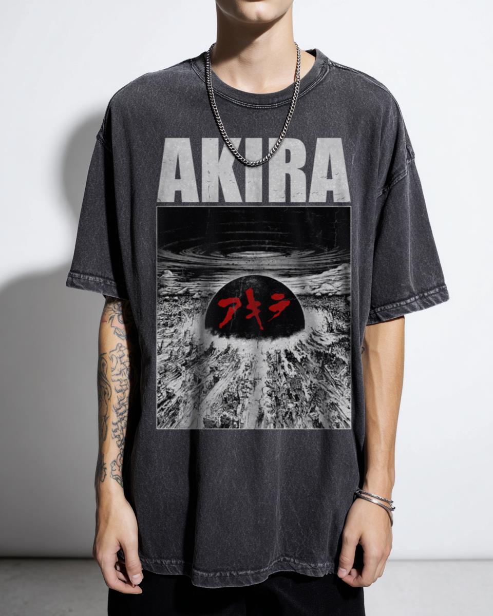 Classic AKIRA Cyberpunk Anime T-Shirt - Neo Tokyo Manga Art