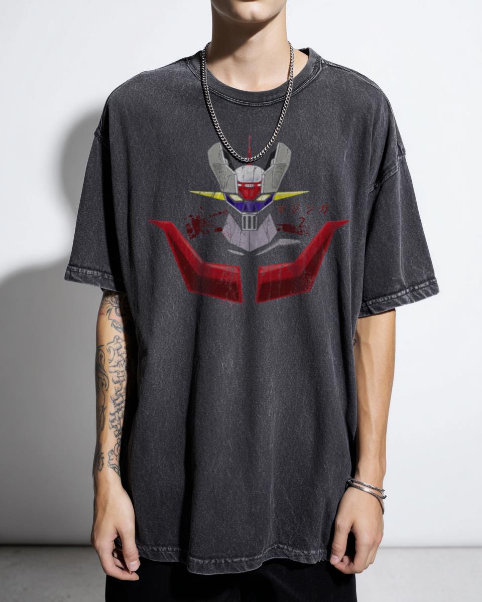 Classic Mazinger Z Anime Robot T-Shirt - 80s Go Nagai Japanese Mecha Fan