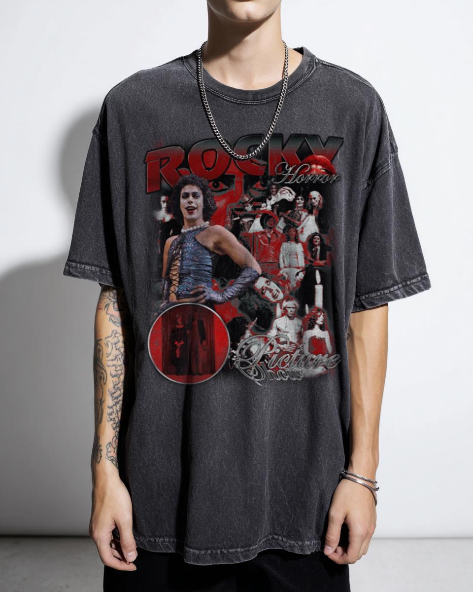 Classic "Rocky Horror" Frank N Furter Movie T-Shirt - Cult Film Fan Unisex