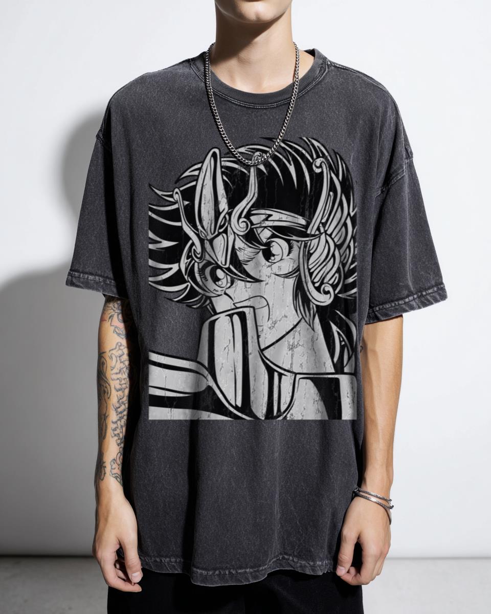 Classic Saint Seiya Anime Art T-Shirt - Knights of the Zodiac Fan Unisex