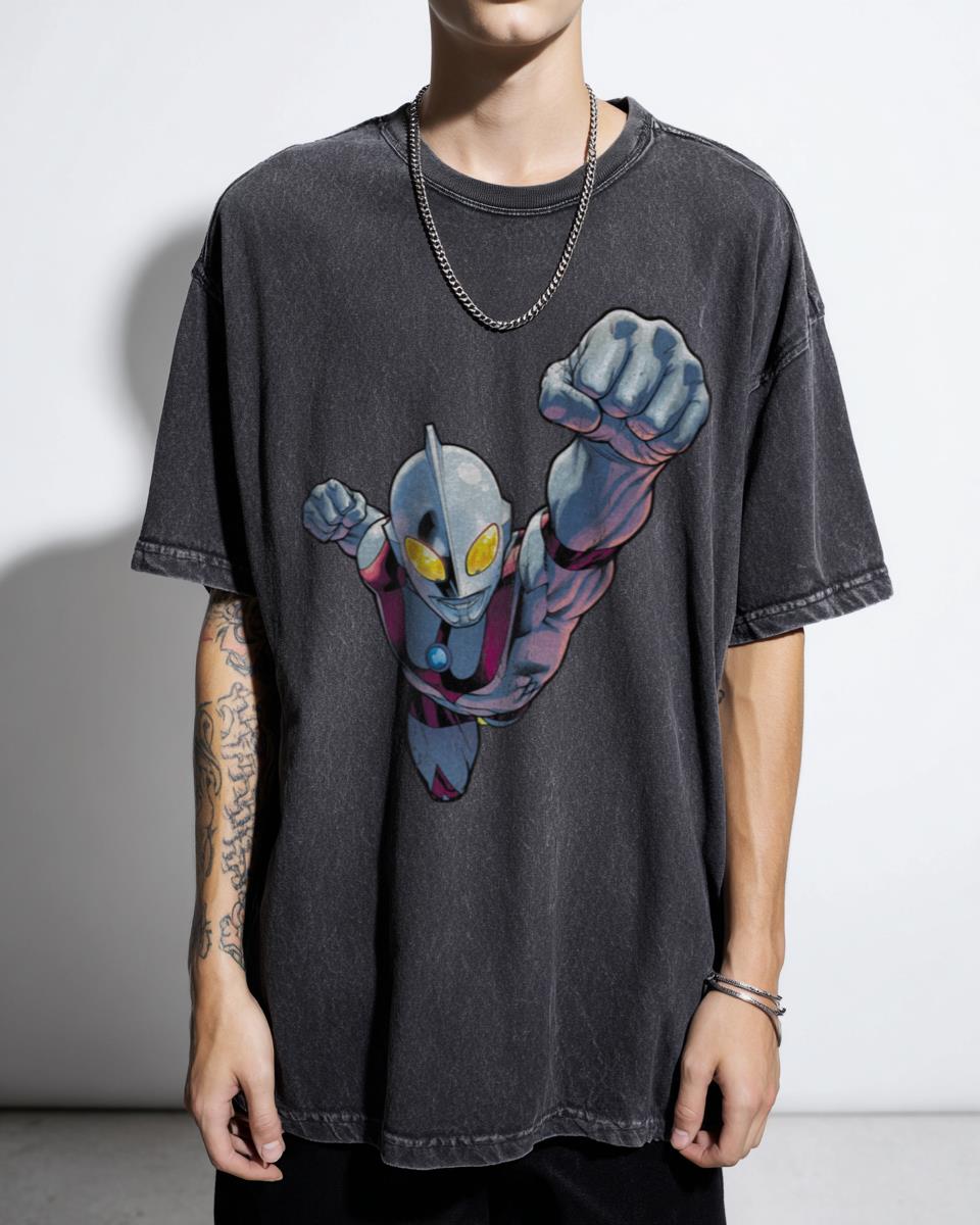 Classic Ultraman Tokusatsu Hero T-Shirt - Japanese Sci-Fi Manga Anime Fan Tee