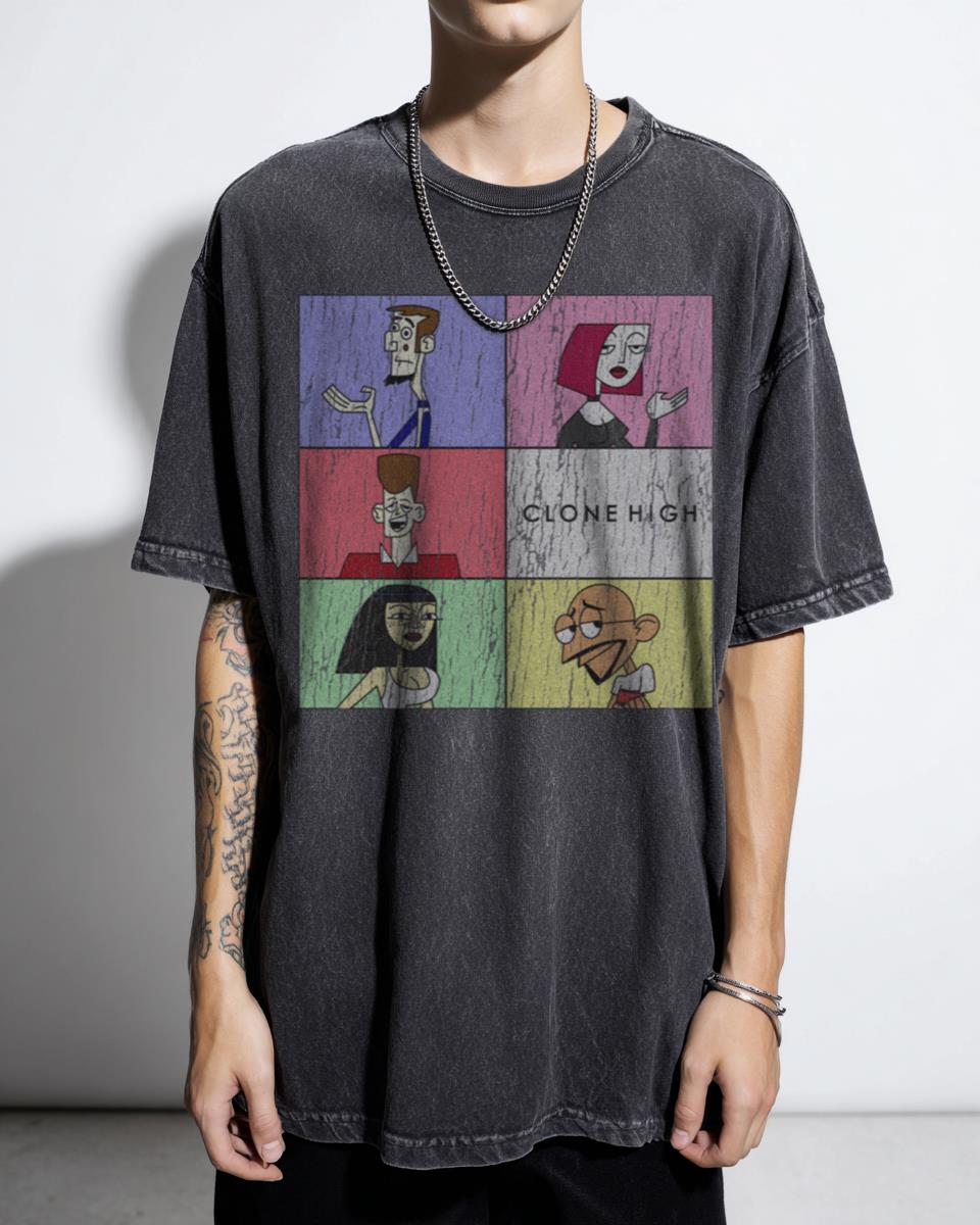 Clone High Square Frame T-Shirt - Comedy Series Fan Art