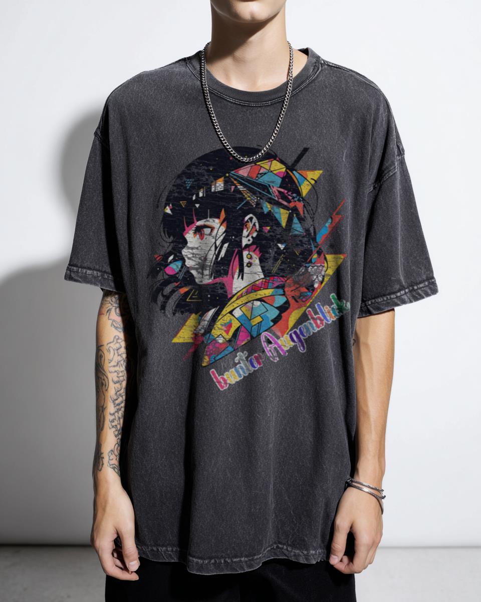 Colorful Anime Artwork T-Shirt | Modern Graphic Casual Wear Tee
