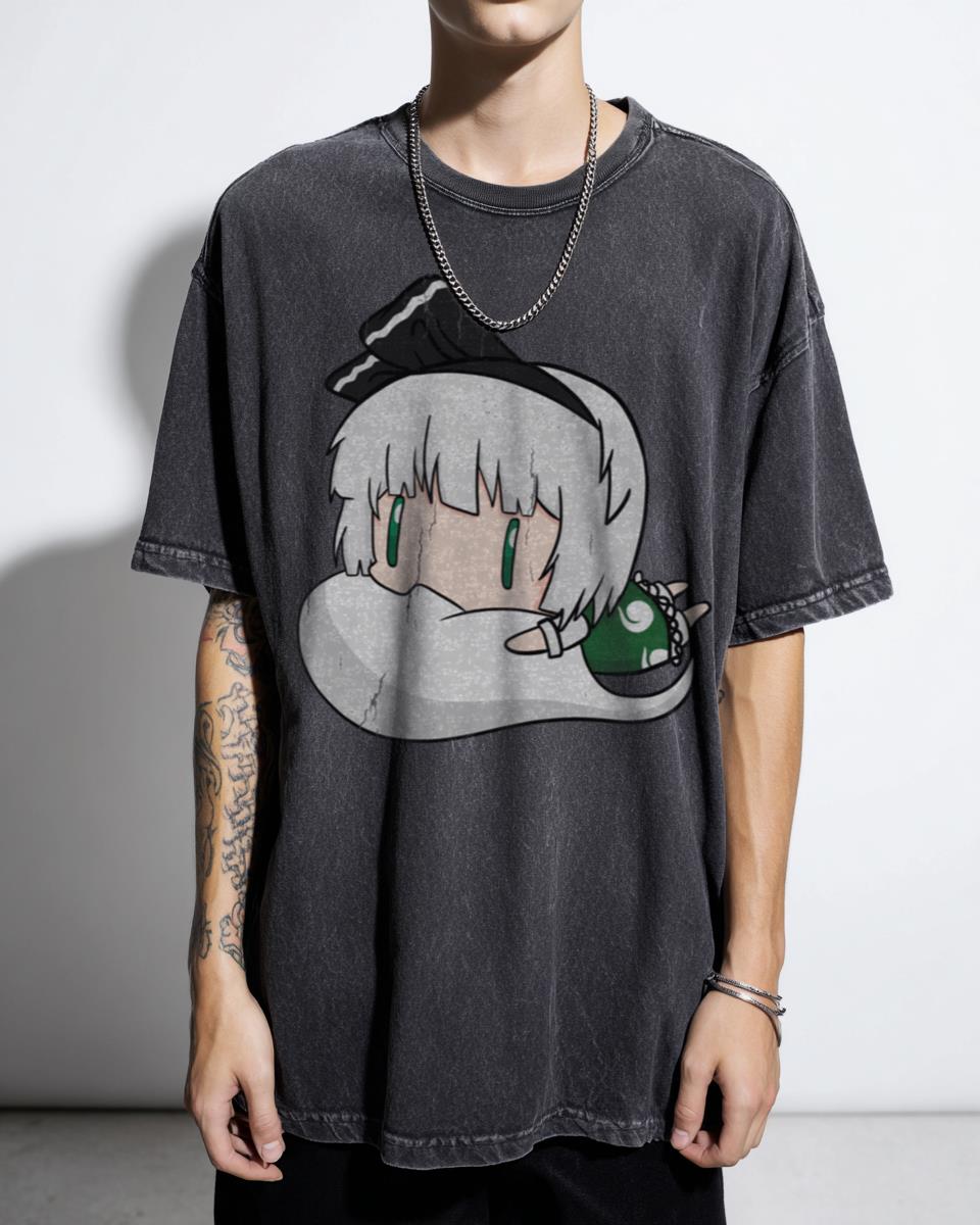 Comfy Youmu Konpaku Touhou Project T-Shirt - Cute Anime Ghost Girl Graphic