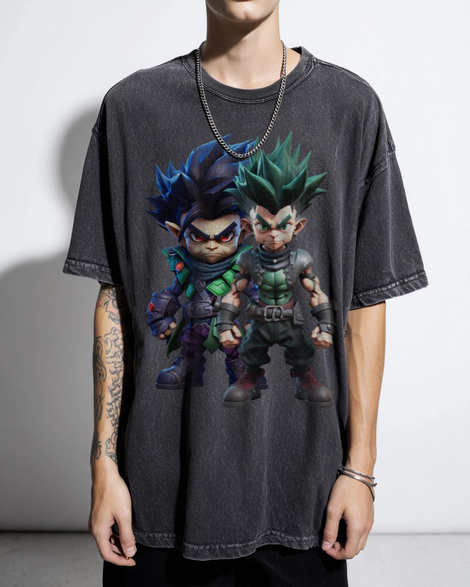 Cool Anime Warrior Soldiers T-Shirt - Aesthetic Art Devil Hunters Tee