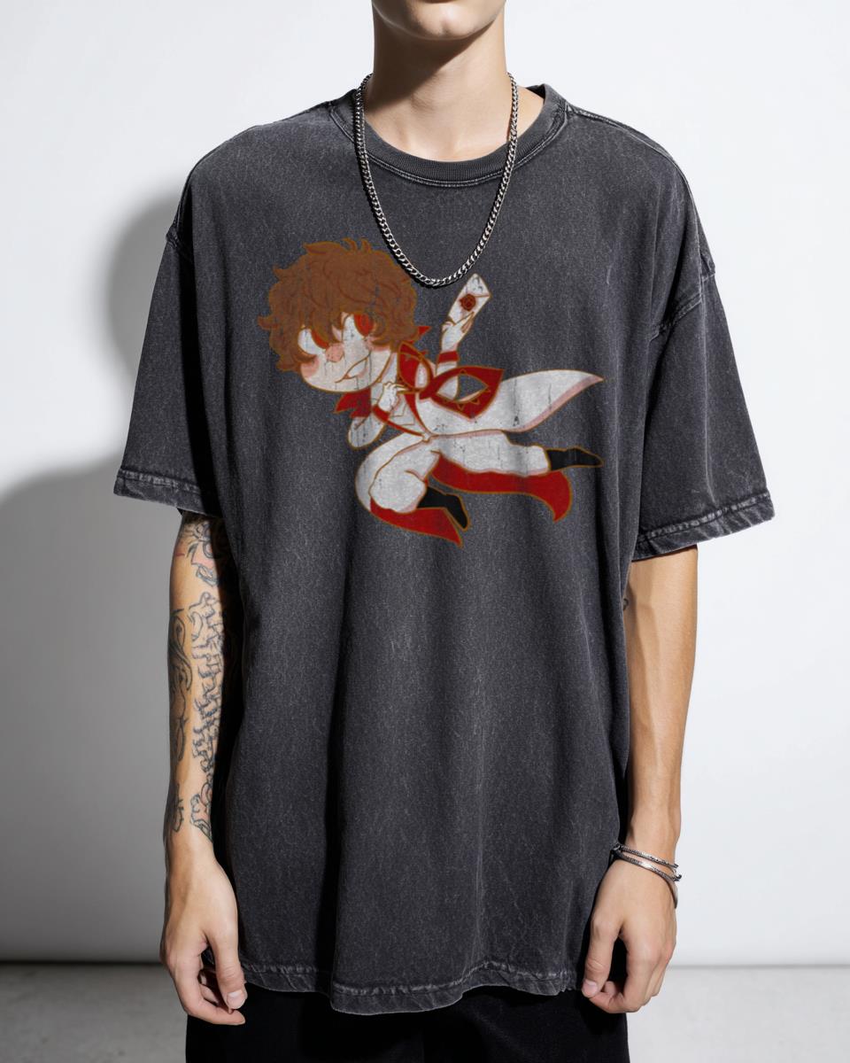 Crowker Persona 5 T-Shirt - Joker P5 Akira Kurusu Gaming Art