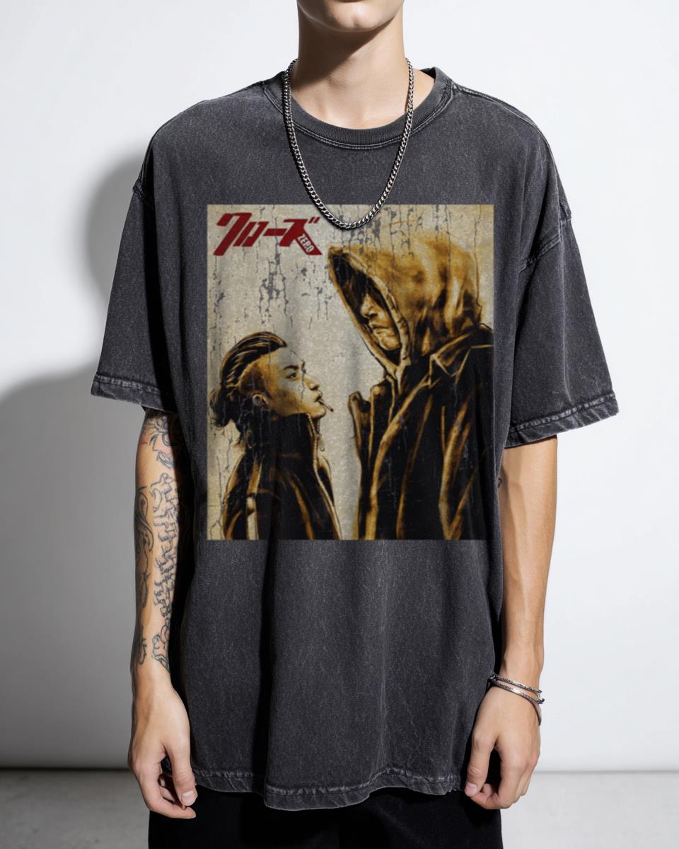 Crows Zero Genji x Rindaman Sketch Manga T-Shirt