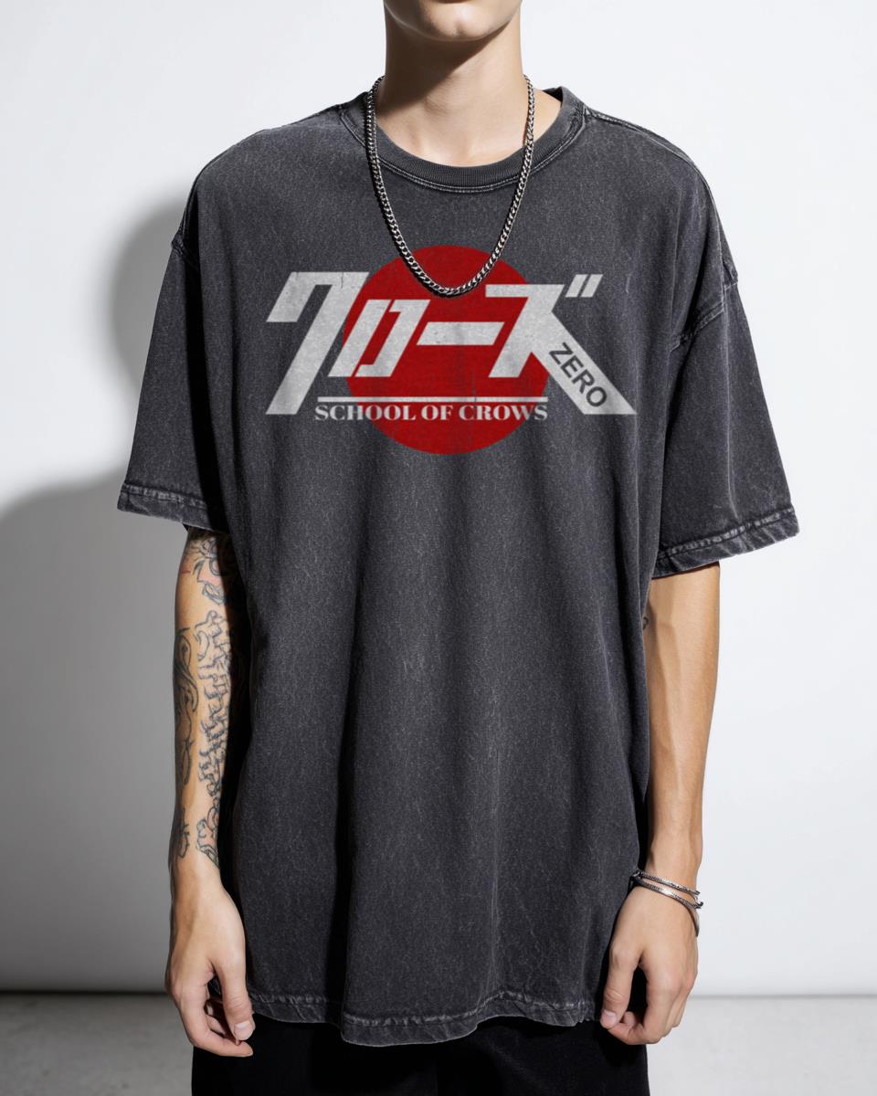 Crows Zero Movie Poster T-Shirt - Japanese Action Film Anime Fans