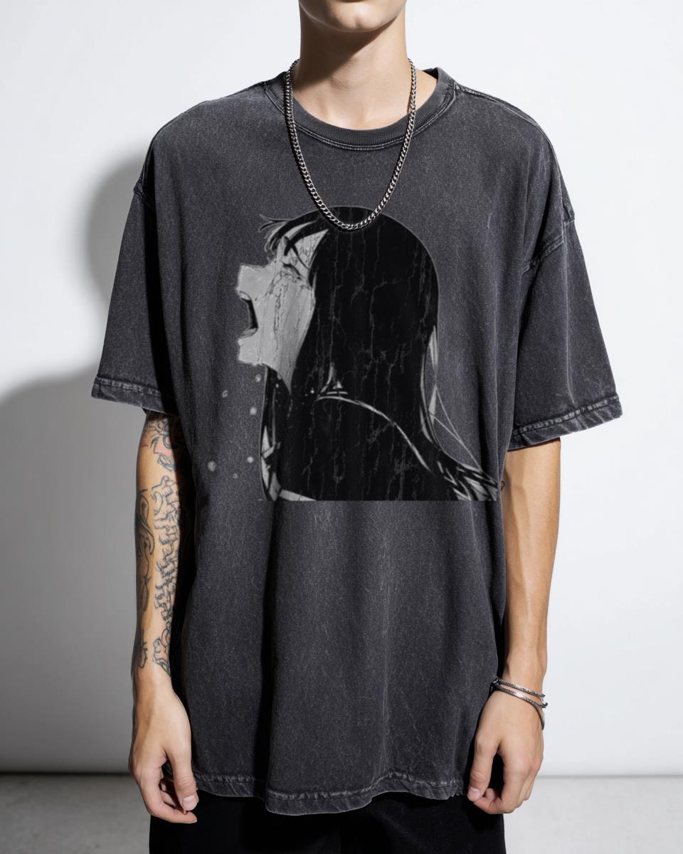 Crying Aya Asagiri T-Shirt | Magical Girl Site Anime Tee