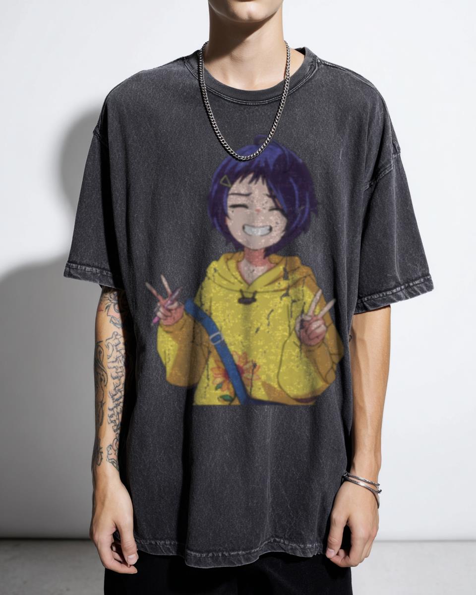 Cute Ai Ohto T-Shirt - Wonder Egg Priority Anime Fan Girls