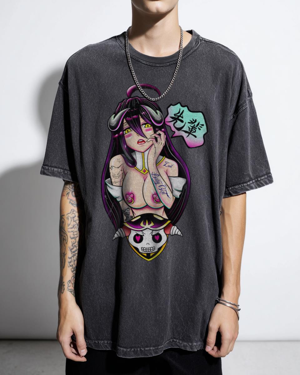 Cute Anime Girl Art T-Shirt - Kawaii Manga Aesthetic Tee