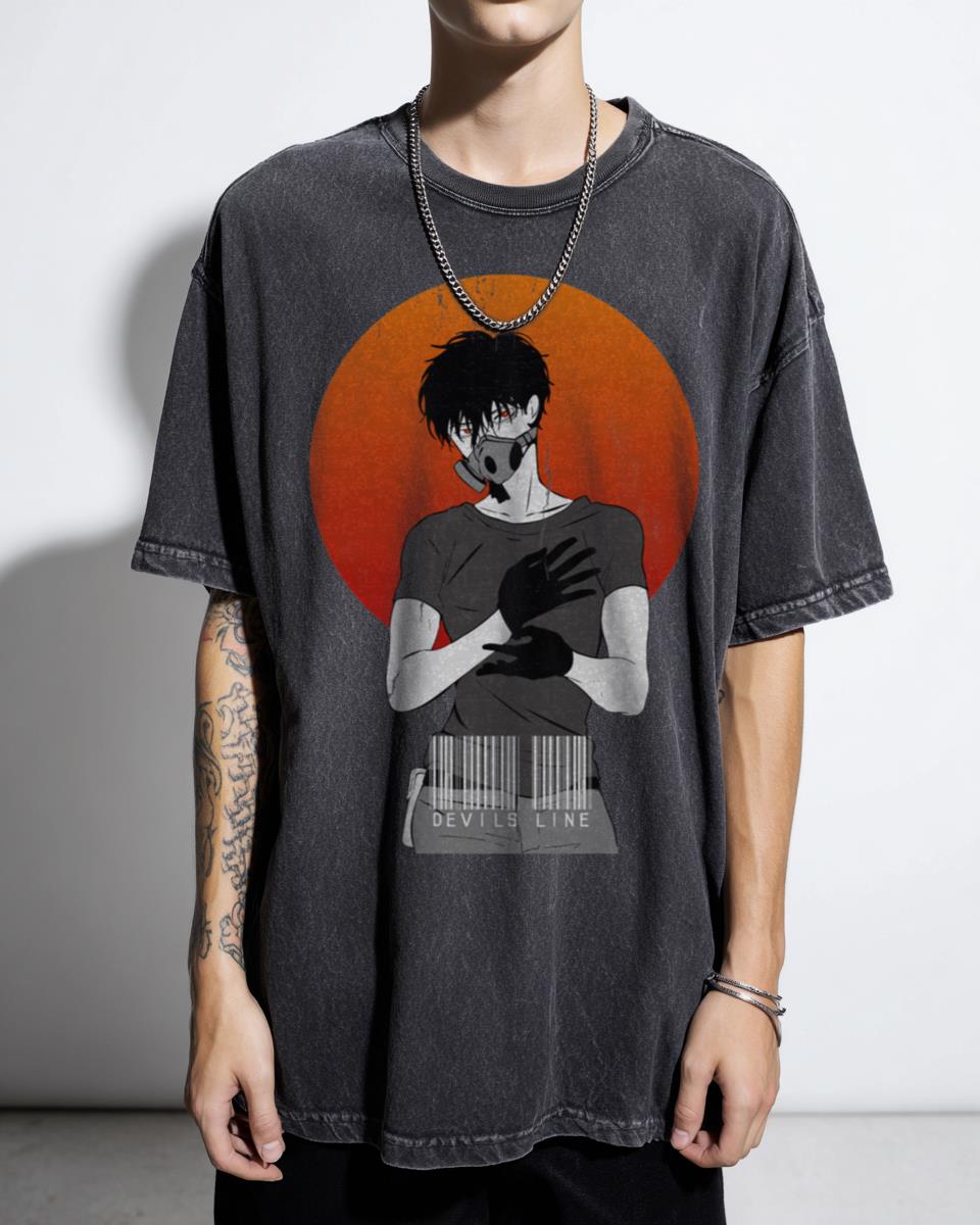 Cute Anzai Anime Character Graphic T-Shirt - Japanese Manga Fan Art